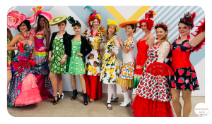 Fresca hostesses- Catalyst Arts fruit & flower inspired costumed performers