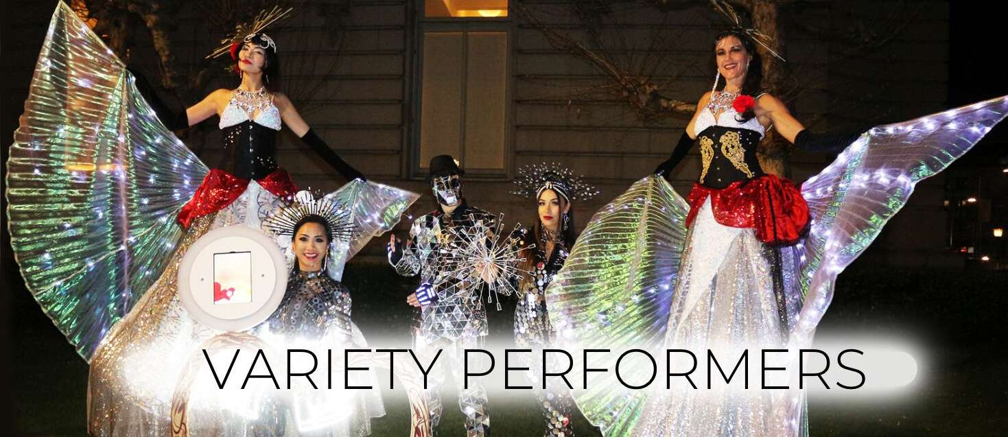 Variety Performers corporate & social entertainment category by Catalyst Arts in SF Bay Area 