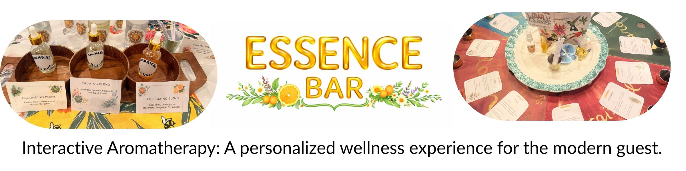 Essence Bar- aromatherapy event activation experience by Catalyst Arts in California 