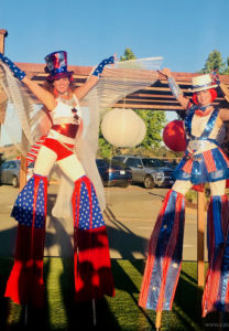 4th of July Stiltwalkers