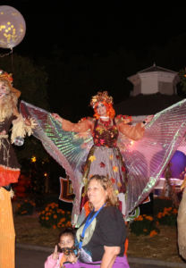 Autumn fairy Stilt Walker from Catalyst Arts