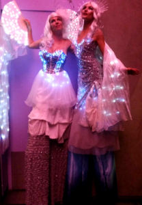 Gorgeous Stilt Walkers by Catalyst Arts Entertainment Californa- LED stilts