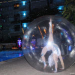 Contortionist inside the Bubble