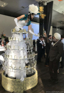 Stilt Champagne Skirt by Catalyst Arts Entertainment