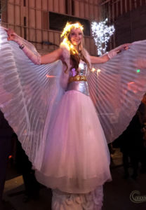 Fairy White winter Stiltwalker