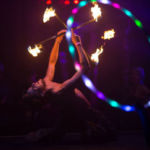 Fire Dancer Leaning Back