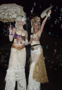 Futuristic Steampunk Stilts