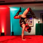 Catalyst Arts Stilt walker Entertainer at SF Premier of Luzia by Cirque du Soleil