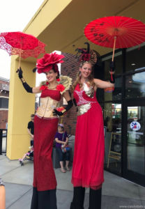 Red Stiltwalker Duo