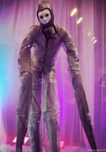 Silver space stiltwalker