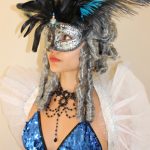 Blue Antoinette Mask