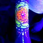 UV Glow black light face and body paint