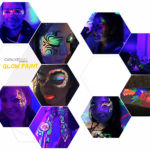 Futuristic Makeup, UV + Blacklight Face painters by Catalyst Arts California