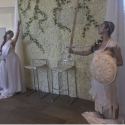 Greek Living Statue Duo