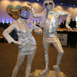 Silver Tech Living Statues by Catalyst Arts Entertainment