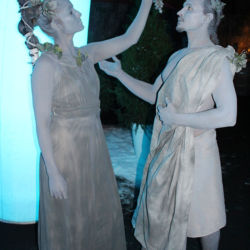 Stone Living Statues- greek grape wine living statues by Catalyst Arts Entertainment California