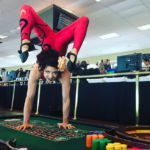 Circus Variety Entertainment by Catalyst Arts Eventertainment California + gold freestanding lyra + lollipop lyra san francisco