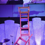 Chair stacking acrobat performer in SF- Jeremy- bookable via Catalyst Arts Entertainment