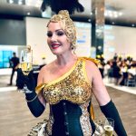 Old Hollywood Gatsby Glam showgirl by Catalyst Arts