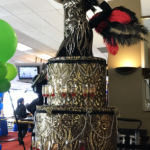 Catalyst Arts Champagne Tower Gatsby style with Showgirl