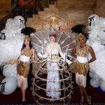Champagne Chandelier Luxe Hospitality Showgirls by Catalyst Arts