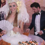 White Living Table Showgirl