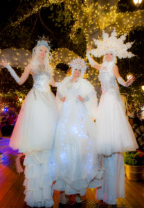 Snow Queen Stilt Walkers