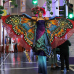Butterfly Stilt Walker- Best Stilt Walkers in the Bay Area booked by Catalyst Arts