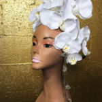 orchid headdress