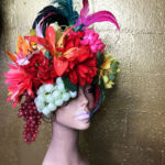 wine inspired headdress