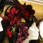 wine inspired headdress