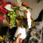 wine inspired headdress
