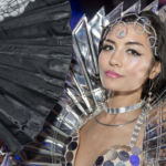 Futuristic Silver Showgirl by Catalyst Arts Entertainment